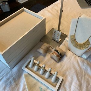 Stella and dot jewelry display, trays, stands...